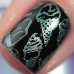 Sandy Beach: Kailua (B393) - Duochrome Purple Stamping Polish