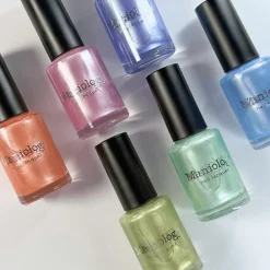 Satin Slumber: 6-Piece Smooth Metallic Nail Polish Set