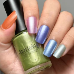 Satin Slumber: 6-Piece Smooth Metallic Nail Polish Set