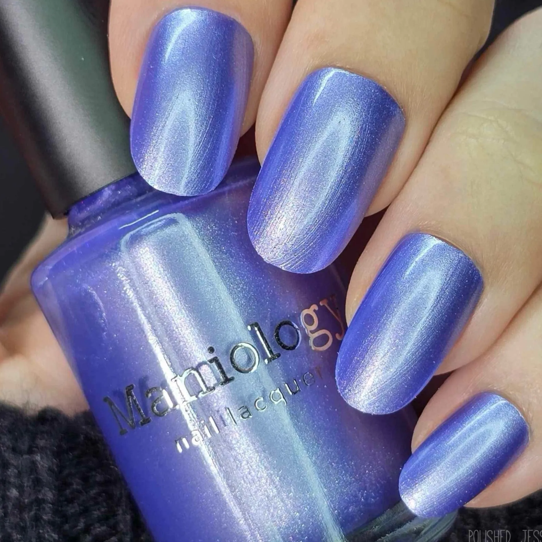Satin Slumber: Silk Sheets (P177) - Purple Smooth Metallic Nail Polish