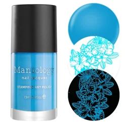 School's Out: Blue Glue (B288) - Neon Blue Stamping Polish