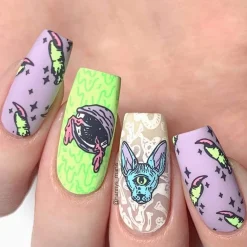 School's Out: Food Fight (B287) - Neon Green Stamping Polish