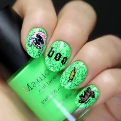 School's Out: Food Fight (B287) - Neon Green Stamping Polish