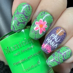 School's Out: Food Fight (B287) - Neon Green Stamping Polish