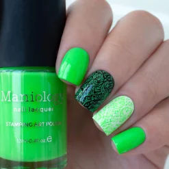 School's Out: Food Fight (B287) - Neon Green Stamping Polish
