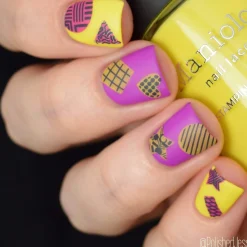 School's Out: Pencils Down (B286) - Neon Yellow Stamping Polish