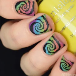 School's Out: Pencils Down (B286) - Neon Yellow Stamping Polish