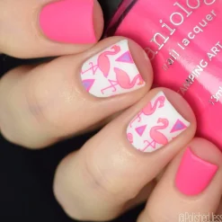 School's Out: Slam Book (B290) - Neon Pink Stamping Polish
