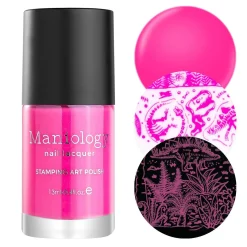 School's Out: Slam Book (B290) - Neon Pink Stamping Polish