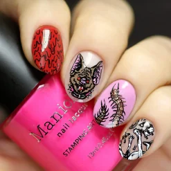 School's Out: Slam Book (B290) - Neon Pink Stamping Polish