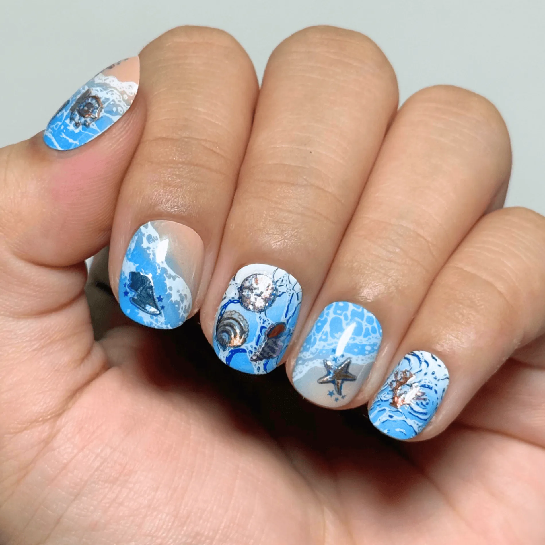 Seashore Gems (MS-126) - Nail Art Sticker
