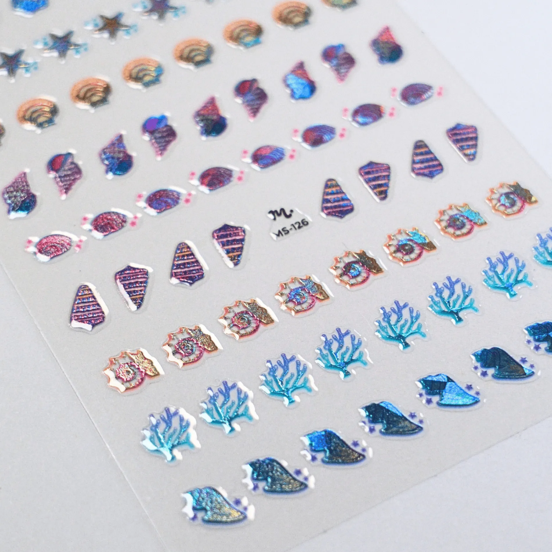 Seashore Gems (MS-126) - Nail Art Sticker