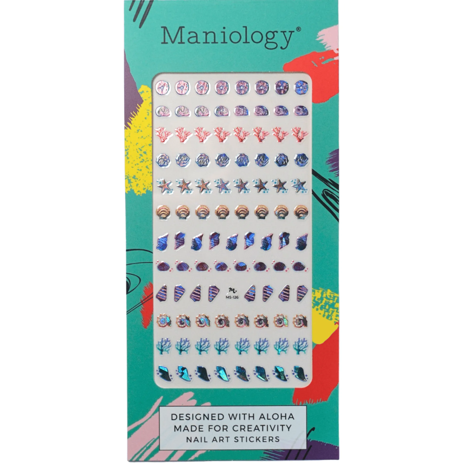 Seashore Gems (MS-126) - Nail Art Sticker