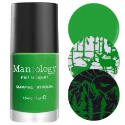 Seedling (B429) - Green Cream Stamping Polish