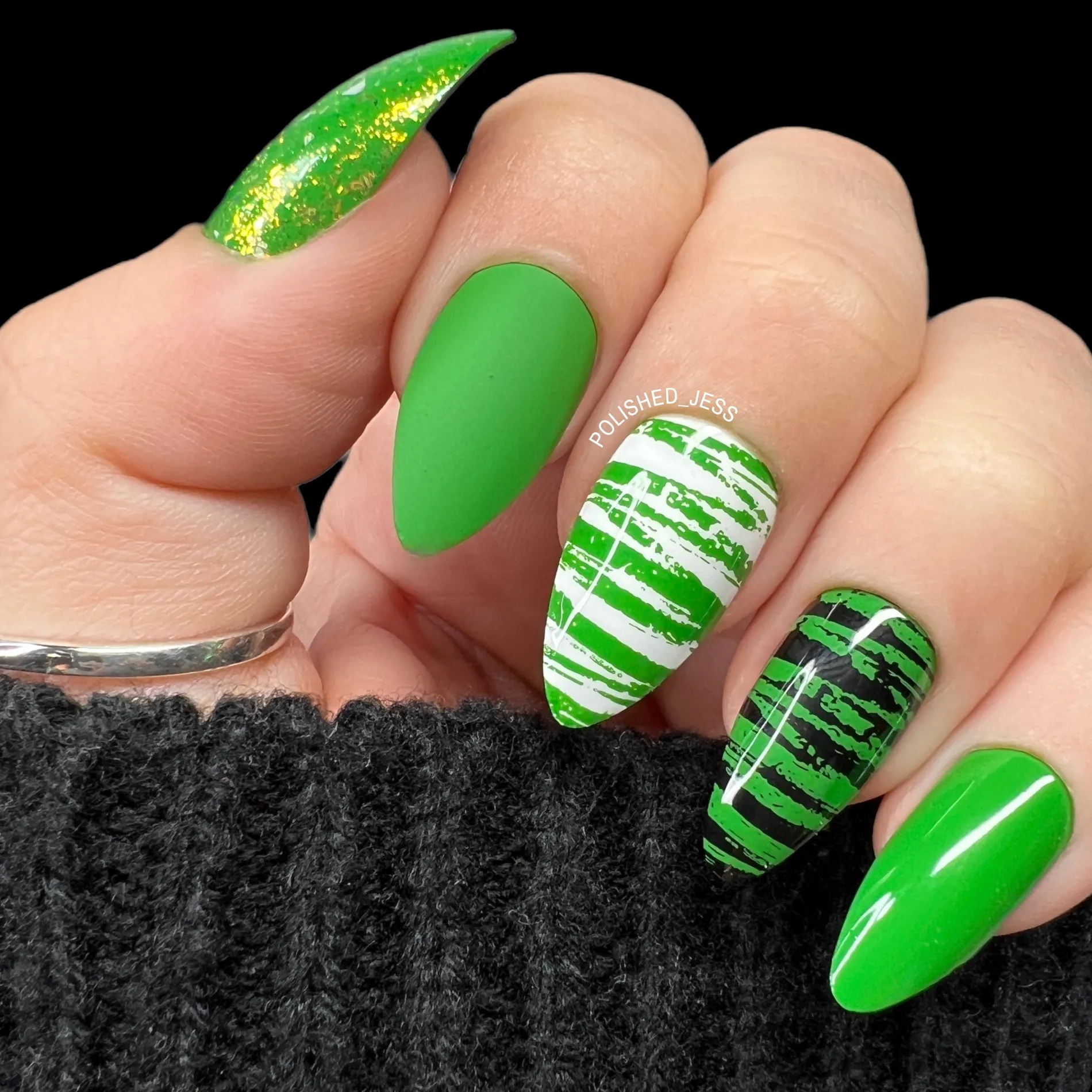 Seedling (B429) - Green Cream Stamping Polish