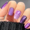 Serenity (B413) - Purple Silver Metallic Stamping Polish