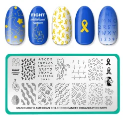 SFAC: American Childhood Cancer Organization (M576) - Nail Stamping Plate