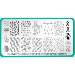SFAC: American Childhood Cancer Organization (M576) - Nail Stamping Plate
