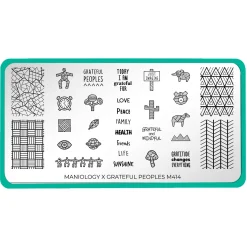 SFAC: Grateful Peoples (M414) - Nail Stamping Plate