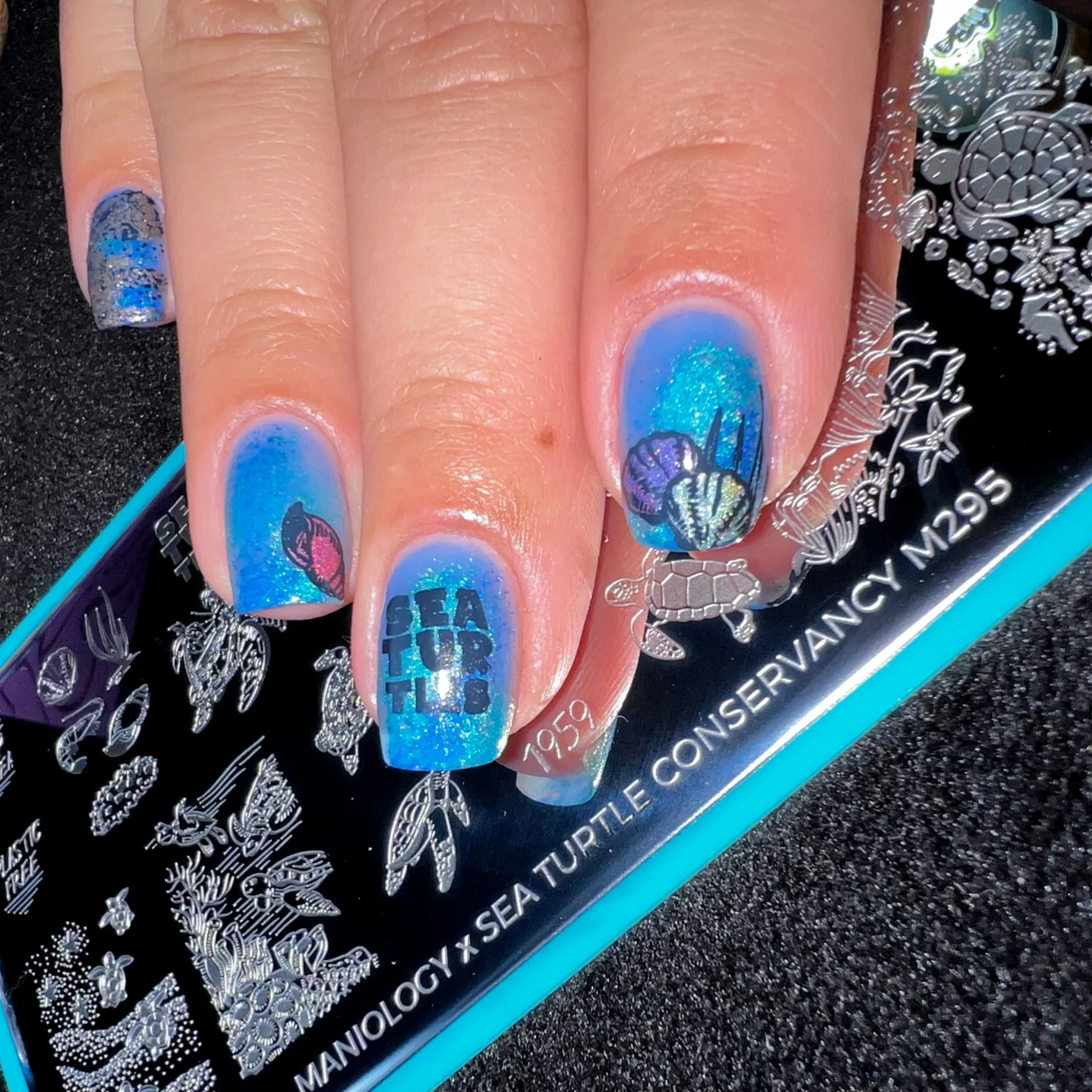 SFAC: Sea Turtle Conservancy (m295) - Nail Stamping Plate