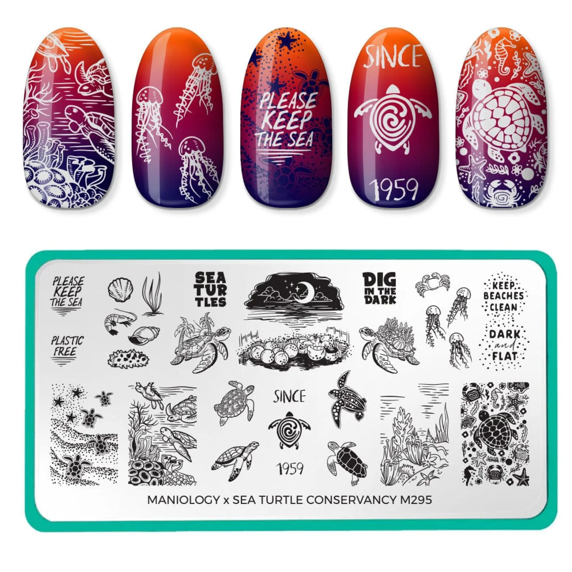 SFAC: Sea Turtle Conservancy (m295) - Nail Stamping Plate