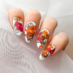 Shadowy Halloween (M312-M316) - Set of 5 Nail Stamping Plates
