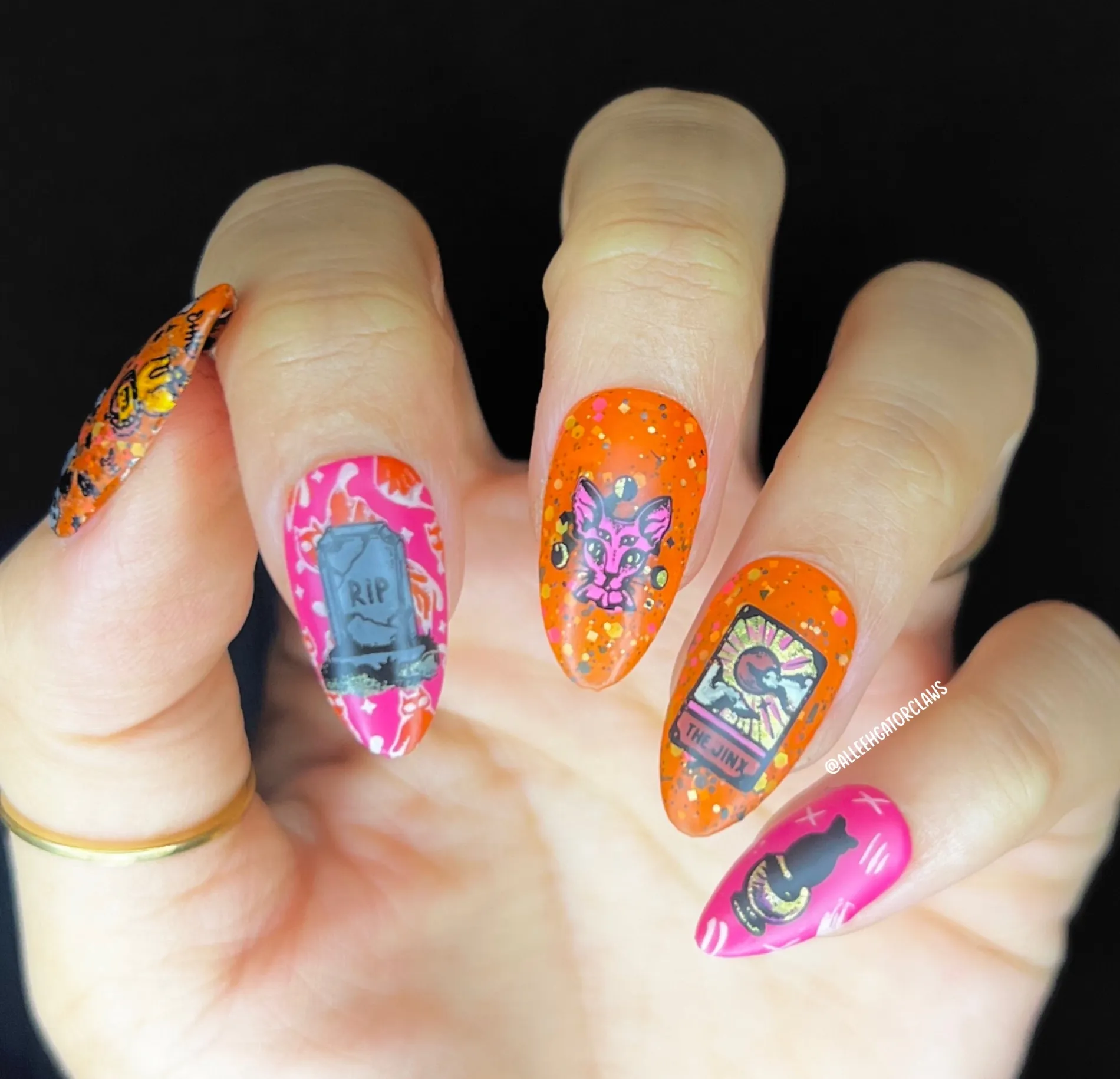 Shadowy Halloween (M312-M316) - Set of 5 Nail Stamping Plates