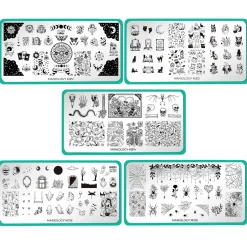 Shadowy Halloween (M312-M316) - Set of 5 Nail Stamping Plates