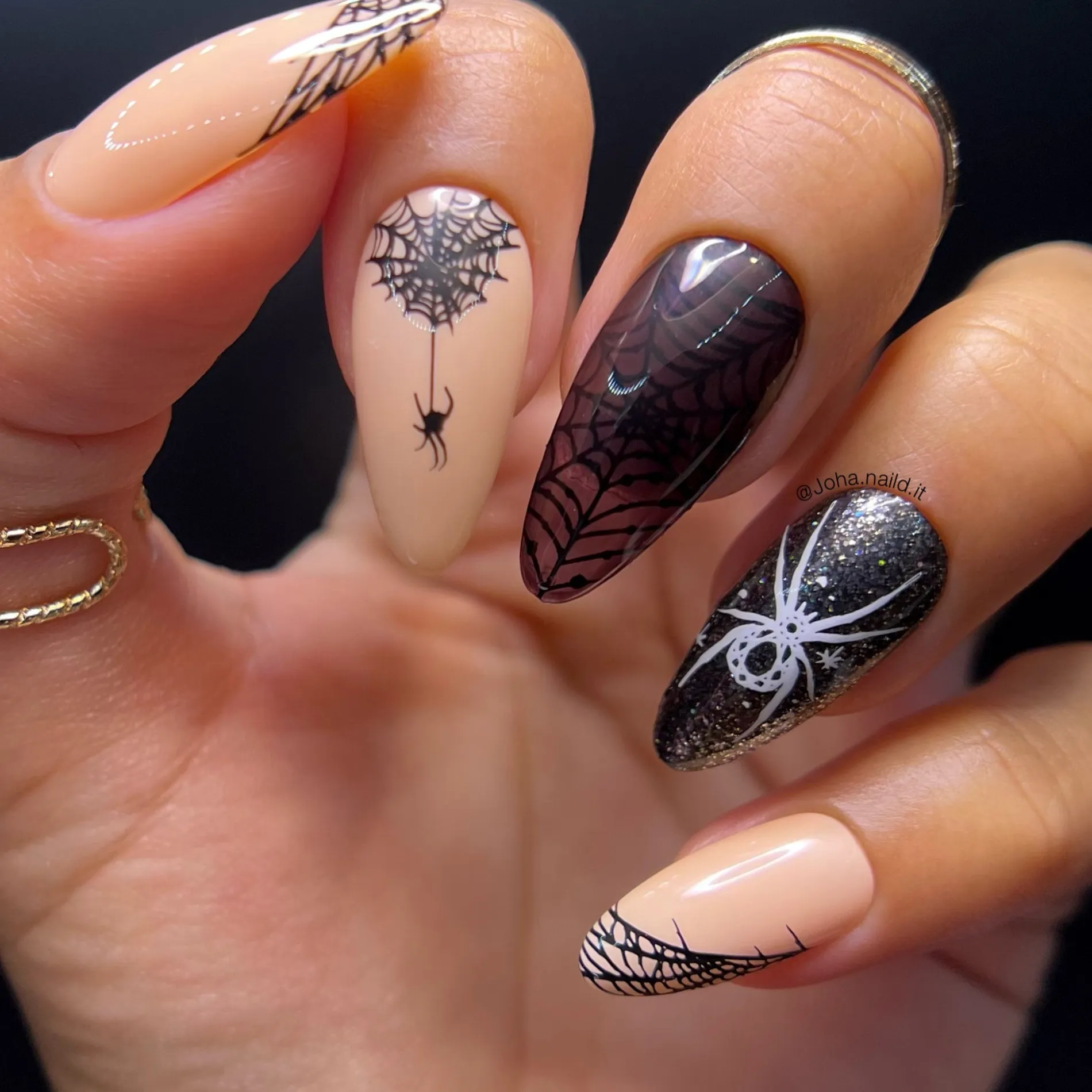 Shadowy Halloween (M312-M316) - Set of 5 Nail Stamping Plates