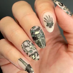 Shadowy Halloween (M312-M316) - Set of 5 Nail Stamping Plates
