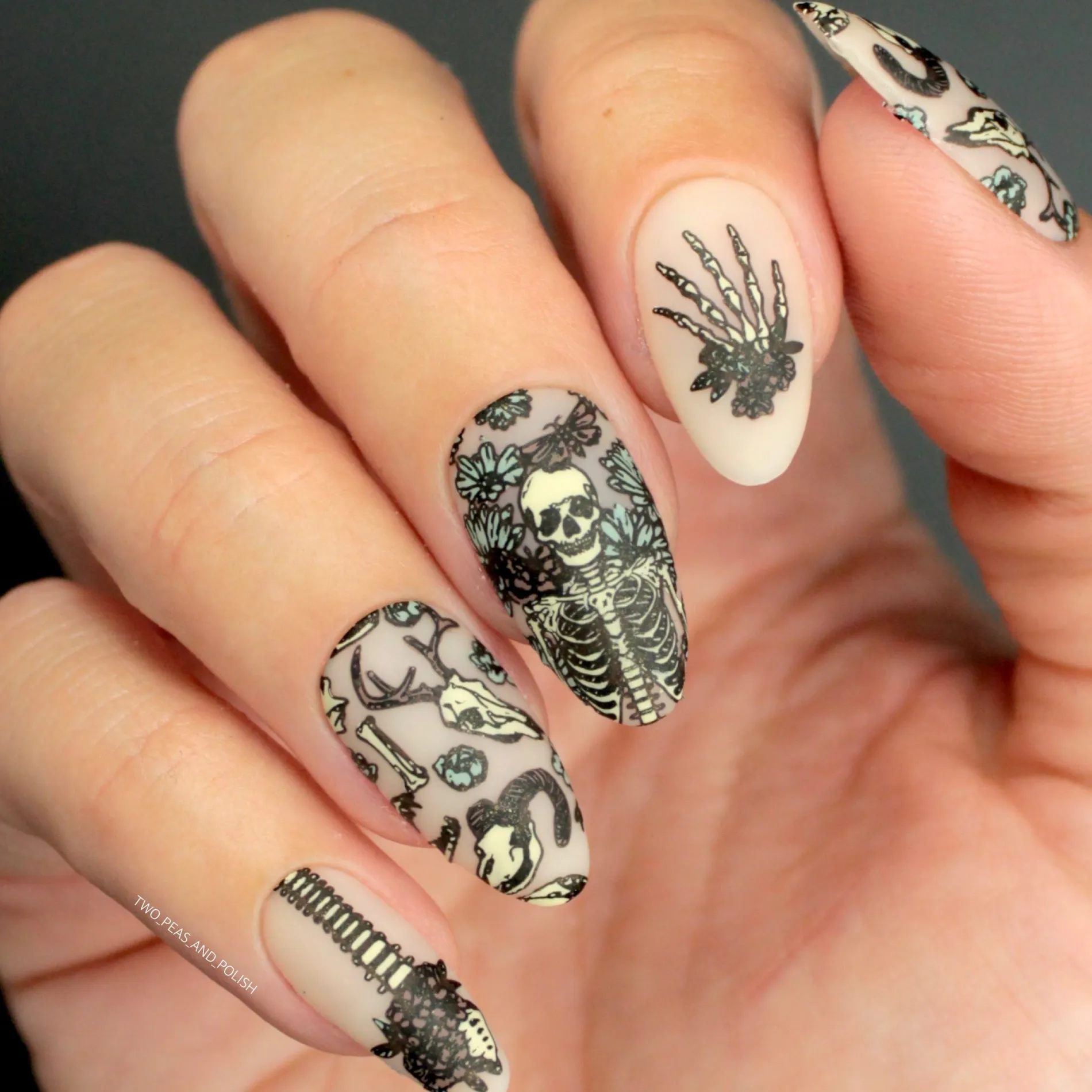 Shadowy Halloween (M312-M316) - Set of 5 Nail Stamping Plates