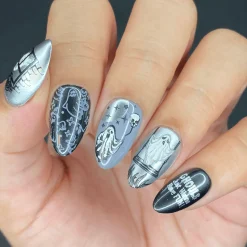 Shadowy Halloween (M312-M316) - Set of 5 Nail Stamping Plates