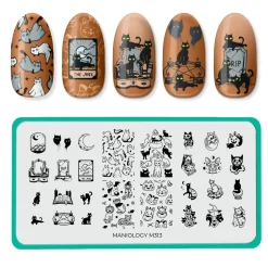 Shadowy Halloween (M312-M316) - Set of 5 Nail Stamping Plates
