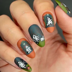 Shadowy Halloween (M312-M316) - Set of 5 Nail Stamping Plates