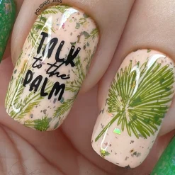 Shake Your Palm Fronds (M387) - Nail Stamping Plate