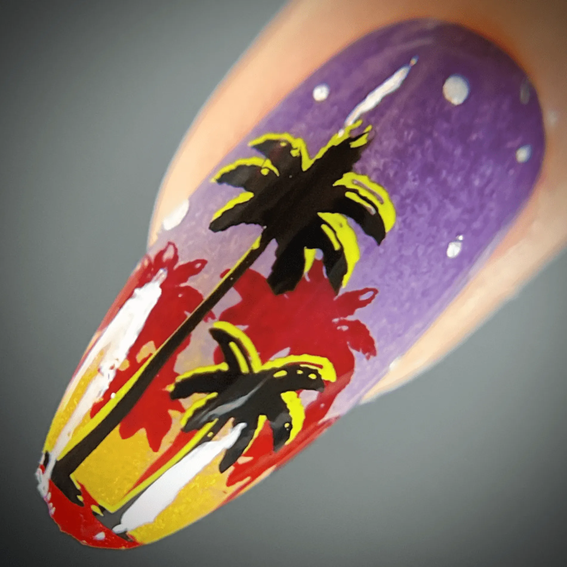 Shake Your Palm Fronds (M387) - Nail Stamping Plate