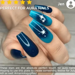 Shape Nouveau: All-Star (M483) - Nail Stamping Plate