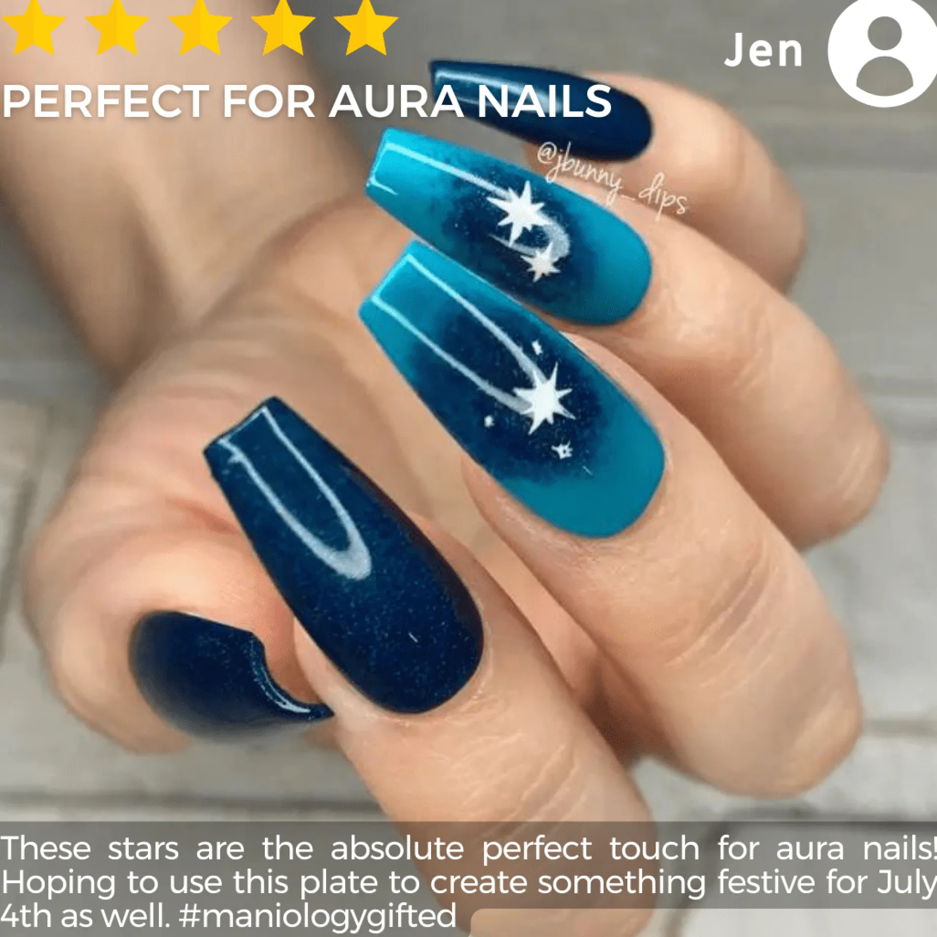 Shape Nouveau: All-Star (M483) - Nail Stamping Plate