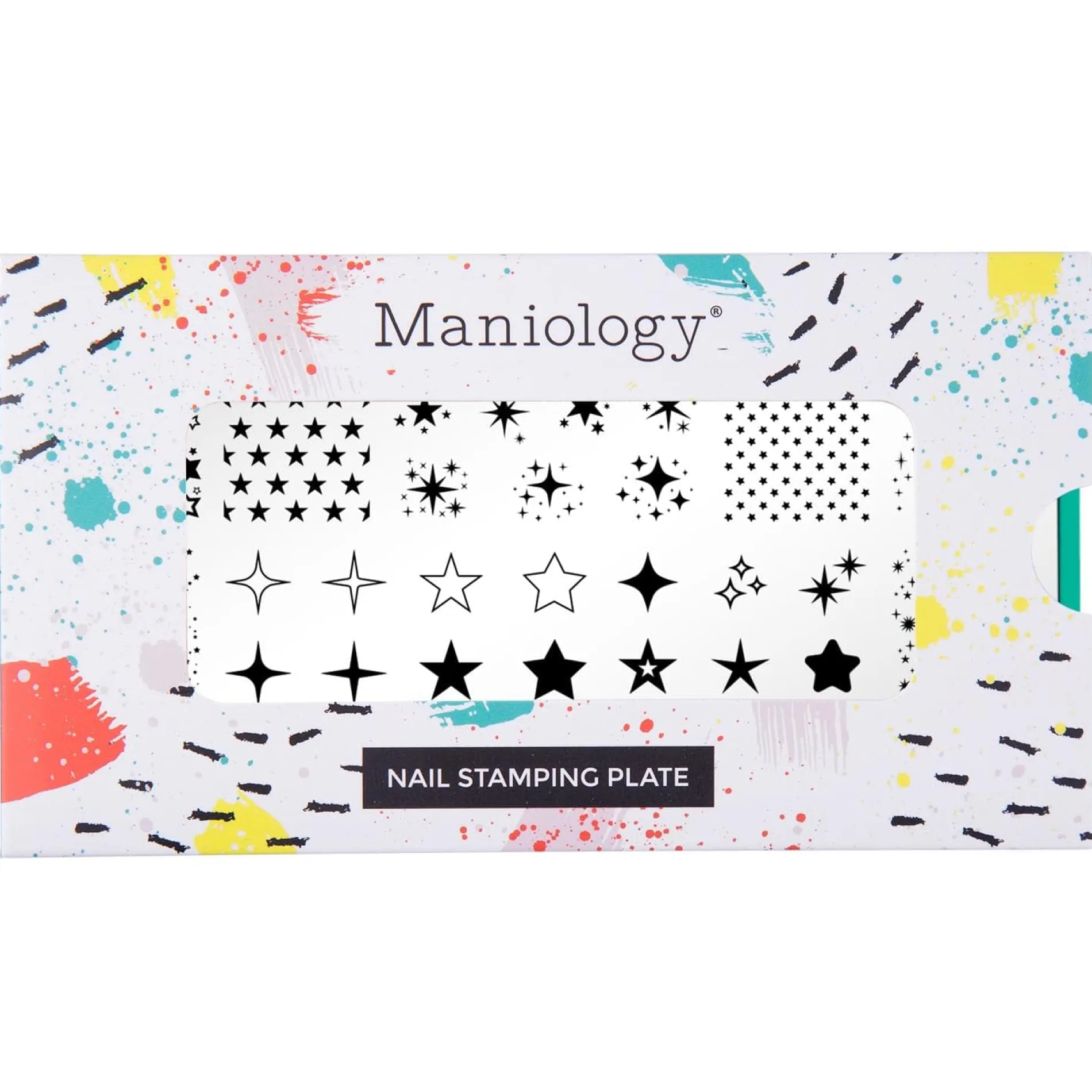 Shape Nouveau: All-Star (M483) - Nail Stamping Plate