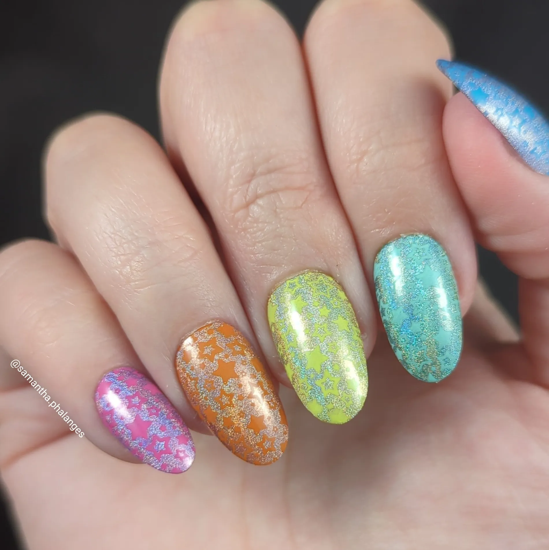 Shape Nouveau: All-Star (M483) - Nail Stamping Plate