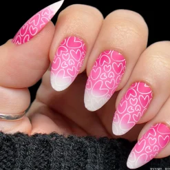Shape Nouveau: Happy Hearts (M482) - Nail Stamping Plate