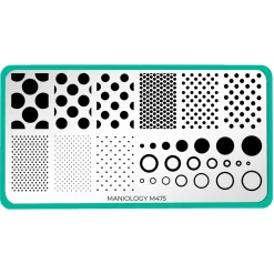 Shape Nouveau: Seeing Spots (M475) - Nail Stamping Plate