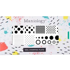 Shape Nouveau: Seeing Spots (M475) - Nail Stamping Plate