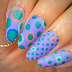 Shape Nouveau: Seeing Spots (M475) - Nail Stamping Plate