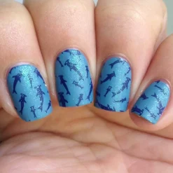 Shark Bait (B339) - Light Blue Cream Stamping Polish