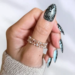 Shell Inlay French (M689) - Nail Stamping Plate