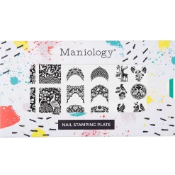 Shell Inlay French (M689) - Nail Stamping Plate