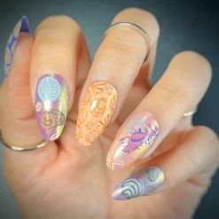 Shell Yeah! (M388) - Nail Stamping Plate
