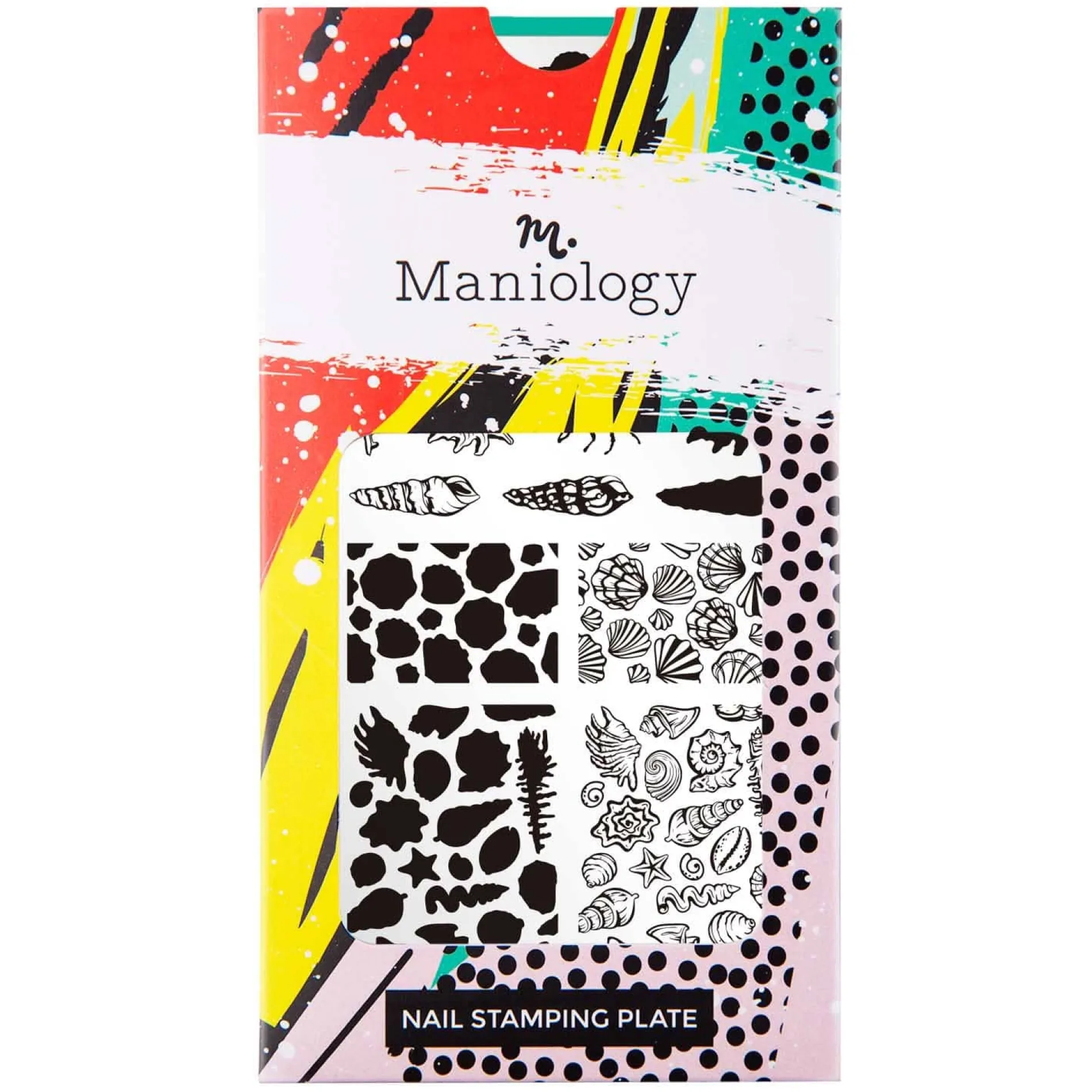 Shell Yeah! (M388) - Nail Stamping Plate