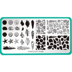 Shell Yeah! (M388) - Nail Stamping Plate